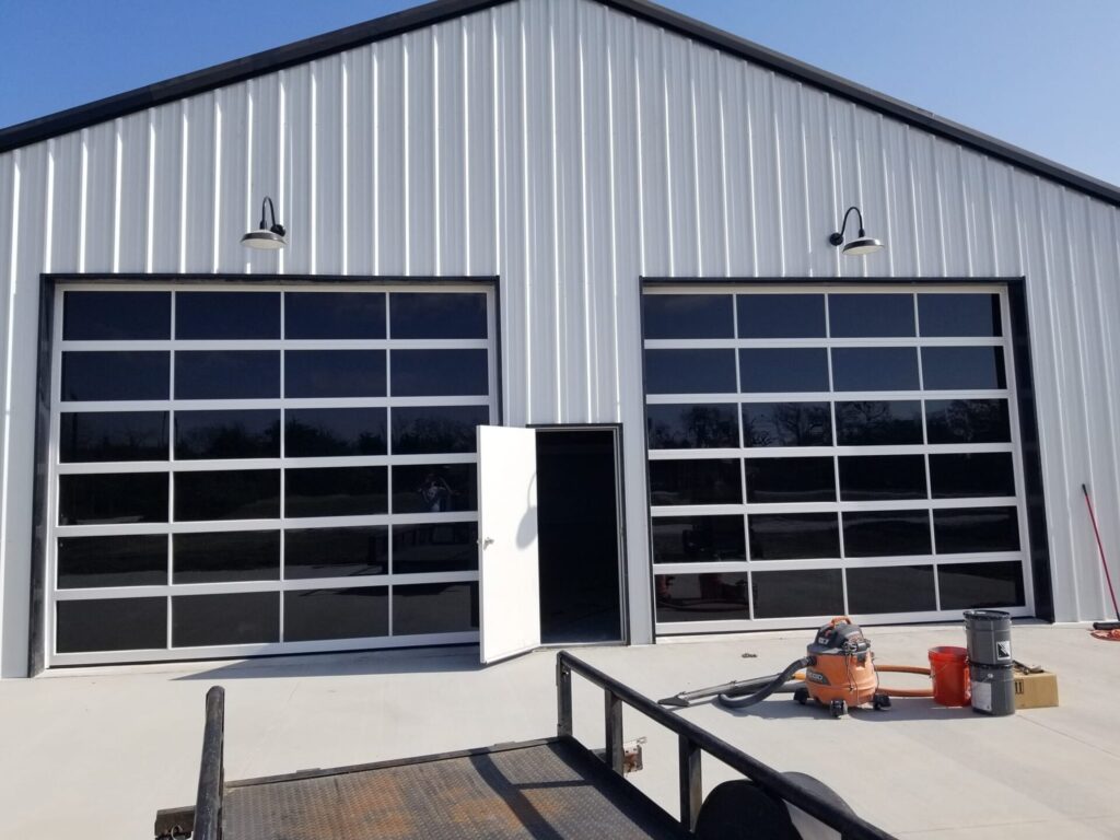 Double Garage Door Install